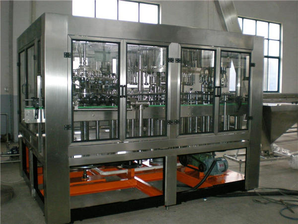 เครื่องบรรจุน้ำขวดแก้วอัตโนมัติ