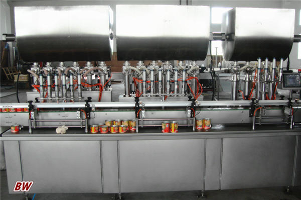 เครื่องบรรจุซอสพิซซ่าร้อนอัตโนมัติ