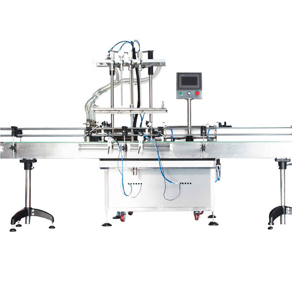 เครื่องบรรจุลูกสูบแบบอัตโนมัติ 8, 10, 12 หัวโลชั่น / ฟิลเลอร์